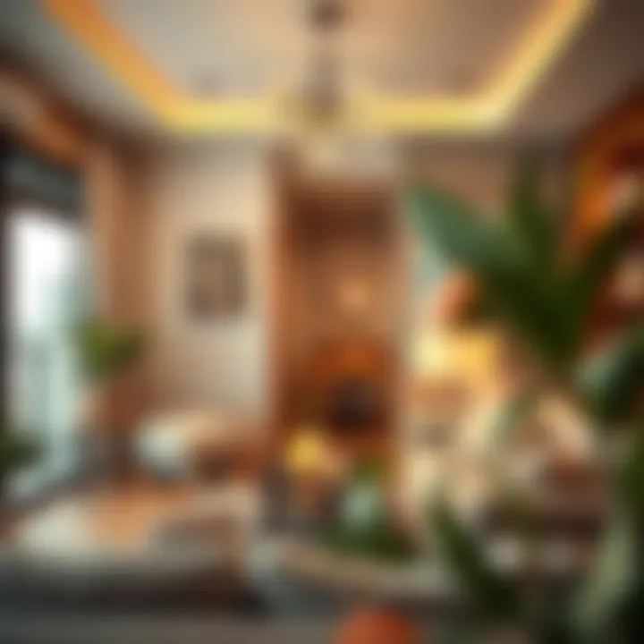 Interior of a cozy budget-friendly rental