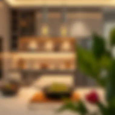 Modern Gourmet Kitchen in Al Moosawi Grand Residence Gourmet kitchen of Al Moosawi Grand Residence highlighting modern amenities