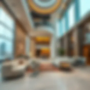 Modern Interior of Ali Omran Building Interior view highlighting the modern features of the Ali Omran Building