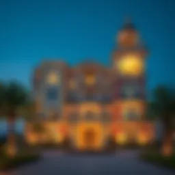 Stunning exterior view of Azure Binghatti showcasing its architectural elegance