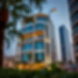 Stunning view of Binghatti Building showcasing its unique architectural design