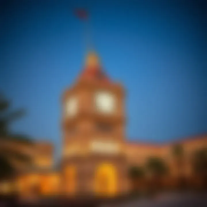 Architectural details of the Clock Tower