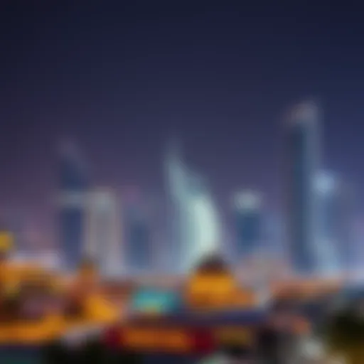 Stunning skyline of Dubai showcasing luxury apartments and towers