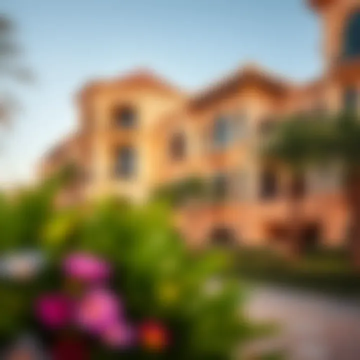 Architectural elegance of residential buildings in Discovery Gardens