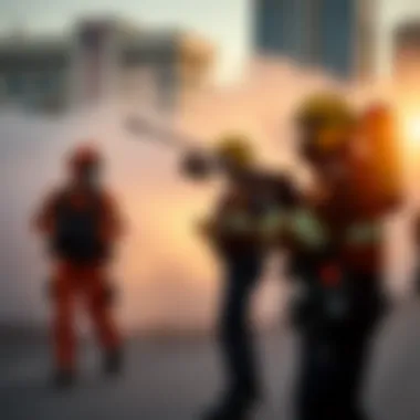 Emergency Response: Readiness in the Heart of Dubai Emergency response team in action during a drill in Dubai