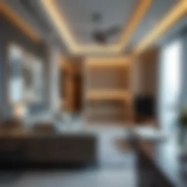 Modern Apartment Interior in Dubai Interior of a modern Dubai apartment highlighting maintenance aspects