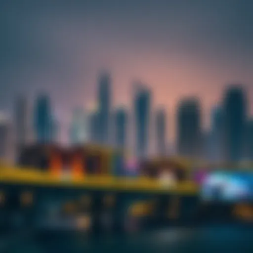 Dubai skyline showcasing luxury properties