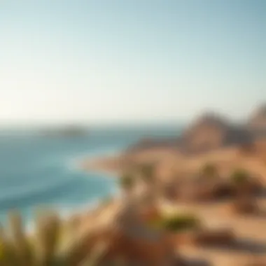Natural Beauty of Al Hudayriat Island Breathtaking landscape showcasing the natural beauty of Al Hudayriat Island