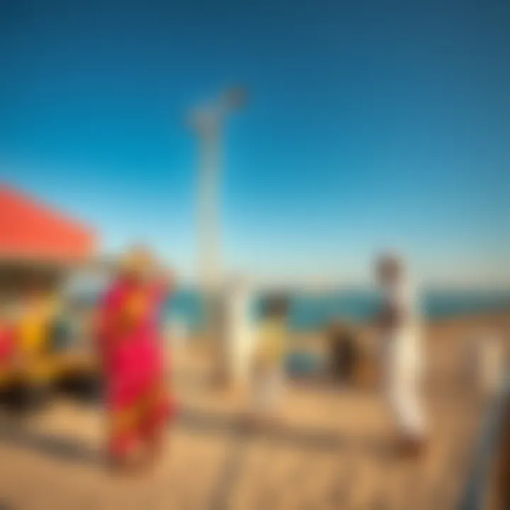 Vibrant local culture displayed through art and traditional activities on the island