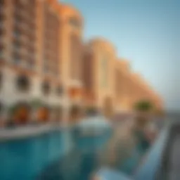 Stunning view of Amalfi Dubai's unique architectural design