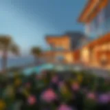 Luxurious beachfront property with stunning sea views