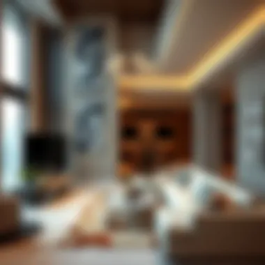 Elegant Interior Design in بن غاطي لونا Luxurious interior design of a property in بن غاطي لونا