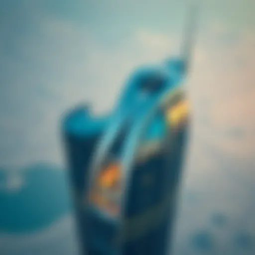 Stunning aerial view of Bugatti Tower showcasing its sleek design