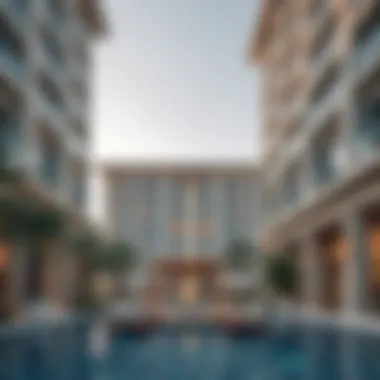Architectural Elegance of Marina Residence Palm Architectural details highlighting the elegance of Marina Residence Palm