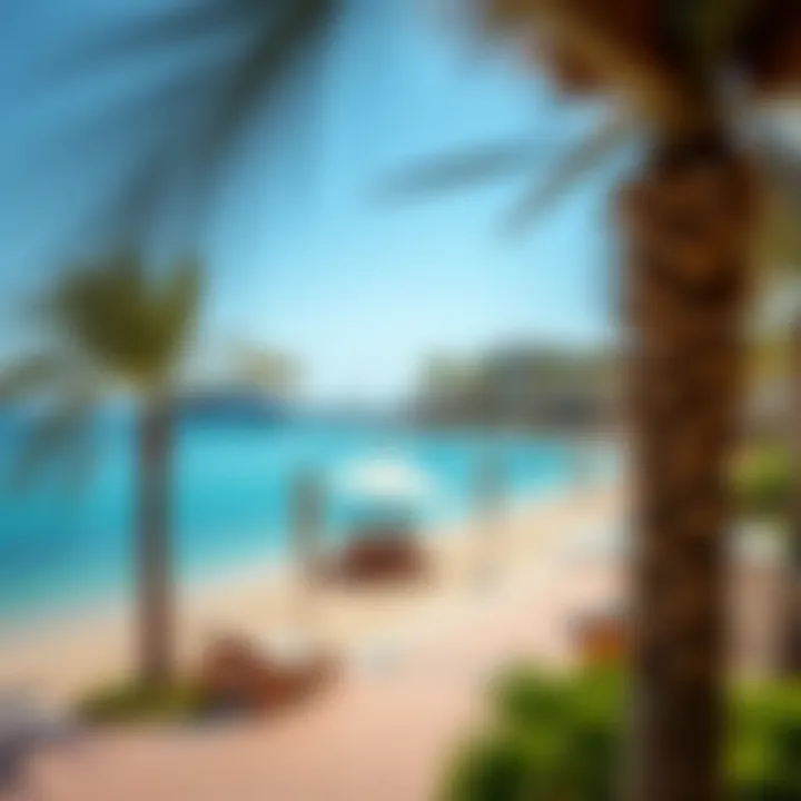 Scenic view of Marina Residence Palm beach and leisure area