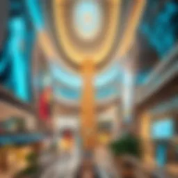 Majestic view of Dubai Mall's interior architecture