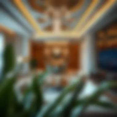 Luxurious Apartment Interior Elegant interior of a high-end apartment in Dubai