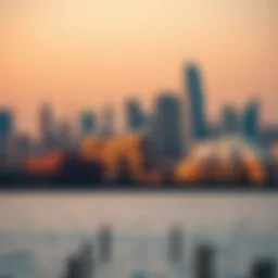 Dubai skyline featuring educational institutions