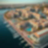 Stunning aerial view of Veneto by Nakheel showcasing its architectural beauty and layout