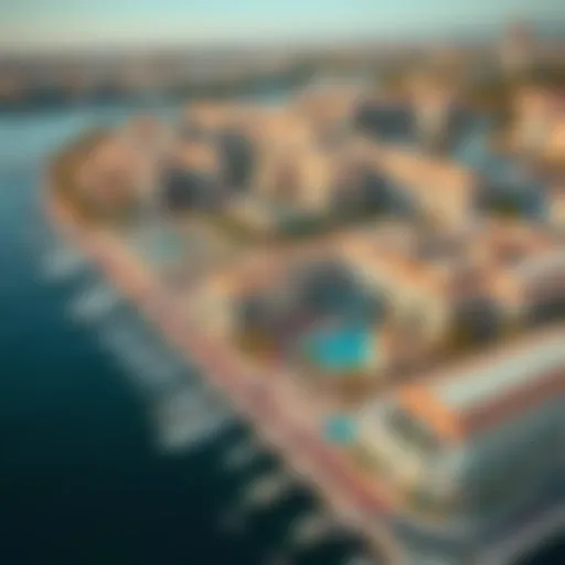 Stunning aerial view of Veneto by Nakheel showcasing its architectural beauty and layout