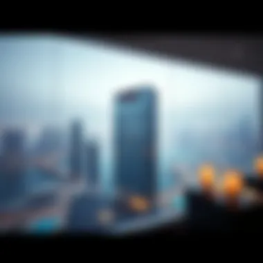 A luxury sunrise building with panoramic views of the city