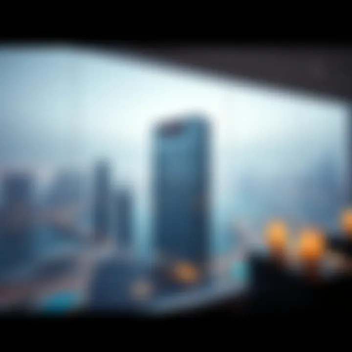 A luxury sunrise building with panoramic views of the city
