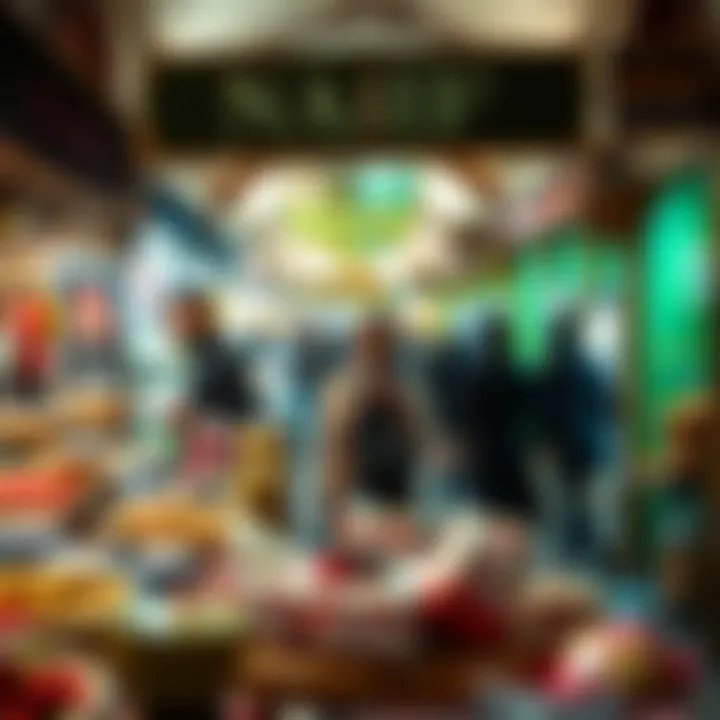 Shoppers exploring the diverse offerings at Naif Souk