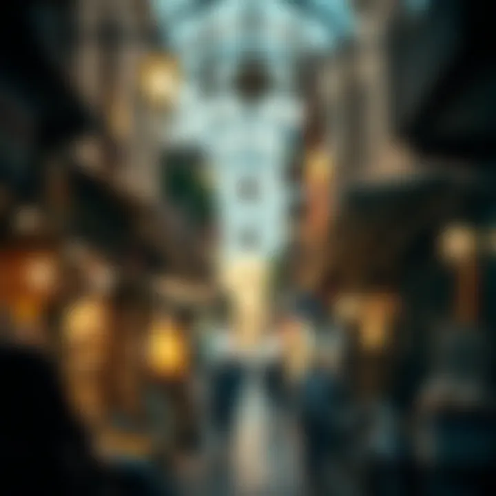 An artistic representation of the cultural ambiance within Naif Souk