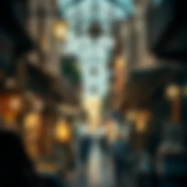 Cultural Atmosphere of Naif Souk An artistic representation of the cultural ambiance within Naif Souk