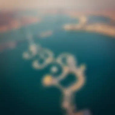 Aerial View of Radiant Reem Island Aerial view of Radiant Reem Island showcasing its modern skyline and waterfront.