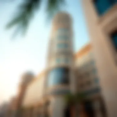 Detailing the Unique Architecture of Al Wasl Close-up of the intricate design elements of Al Wasl Building