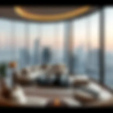 Modern Bachelor Living in Dubai Scenic view of Dubai's skyline showcasing modern bachelor living spaces